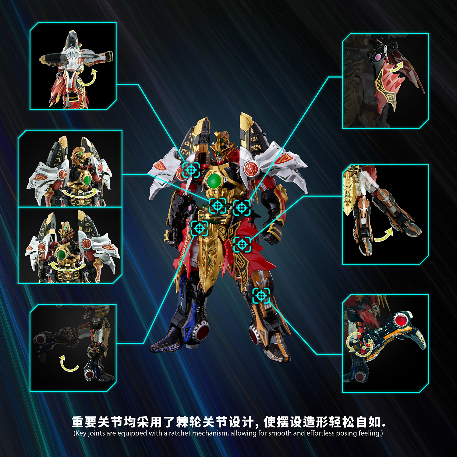 [GO! KARA KURI Combine] Thunder Megazord